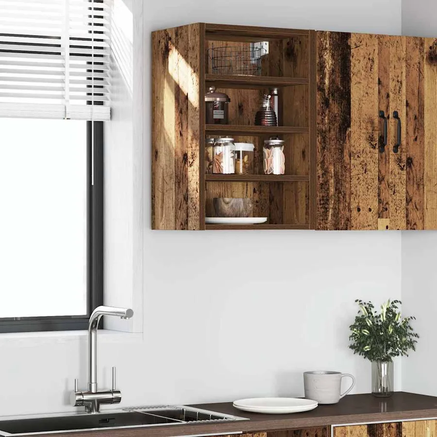 Armoire suspendue "Riga" Bois ancien 40 x 29,5 x 60 cm Bois d'ingénierie - 3