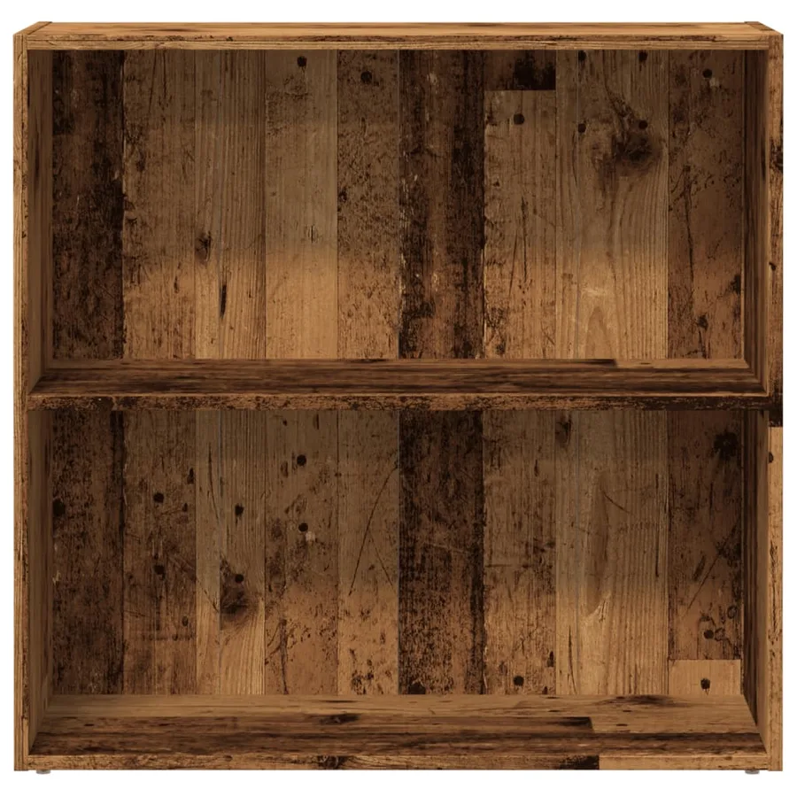 Bibliothèque vieux bois 80x30x77 cm bois d'ingénierie - 4