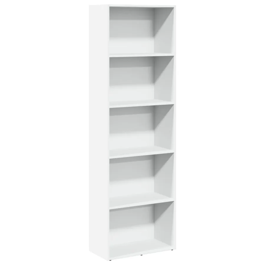 Bibliothèque blanc 60x30x189 cm bois d'ingénierie - 2