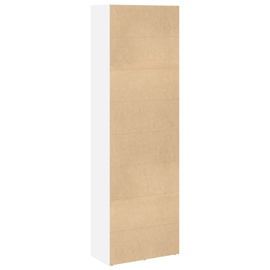 Bibliothèque blanc 60x30x189 cm bois d'ingénierie - 5