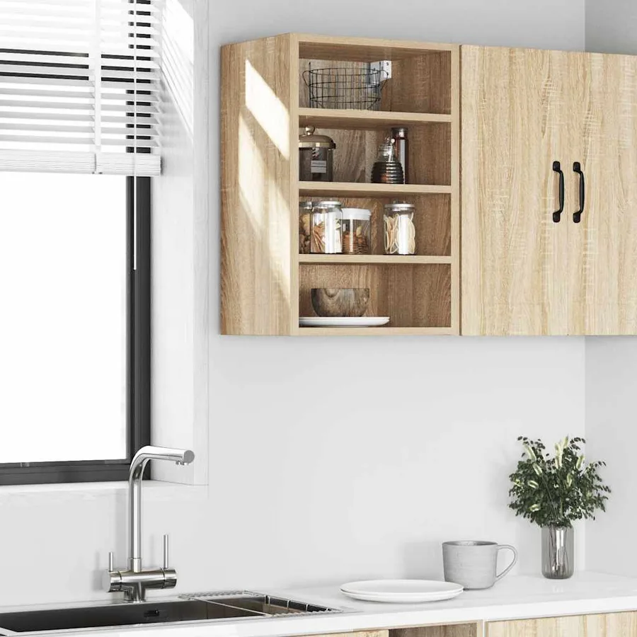Armoire suspendue "Riga" Chêne Sonoma 40 x 29,5 x 60 cm Bois d'ingénierie - 3