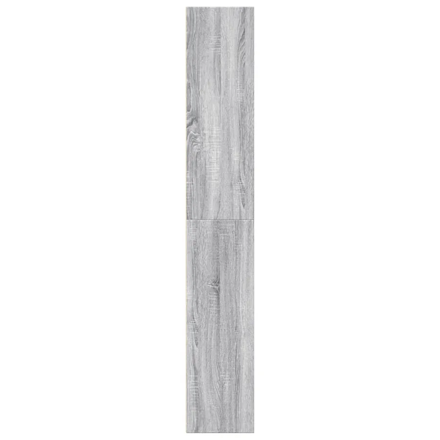 Bibliothèque sonoma gris 60x30x189 cm bois d'ingénierie - 6