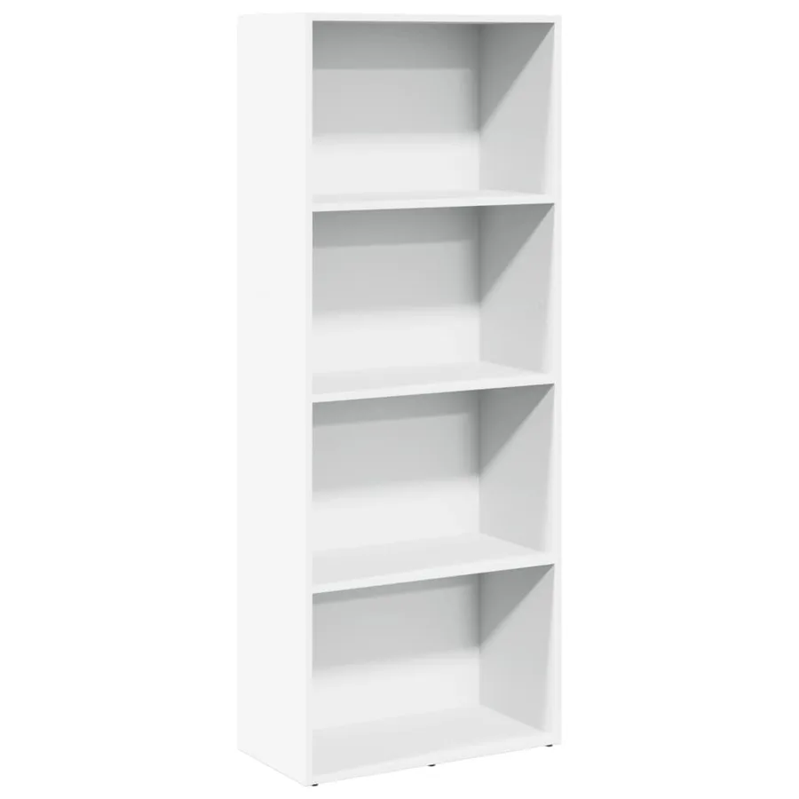 Bibliothèque blanc 60x30x152 cm bois d'ingénierie - 2