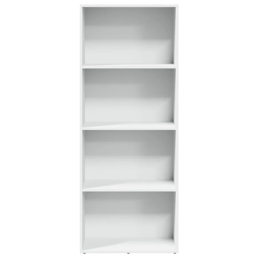Bibliothèque blanc 60x30x152 cm bois d'ingénierie - 4