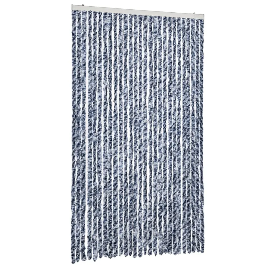 Moustiquaire bleu et blanc 118x220 cm chenille - 2
