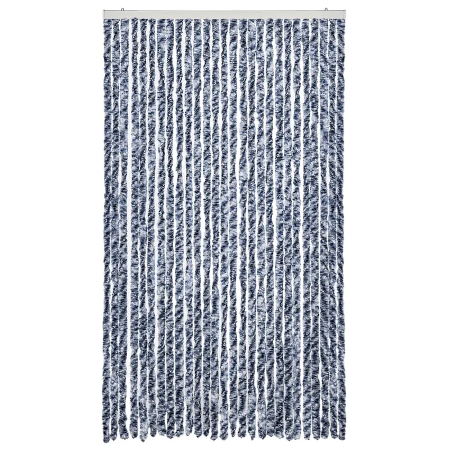 Moustiquaire bleu et blanc 118x220 cm chenille - 3