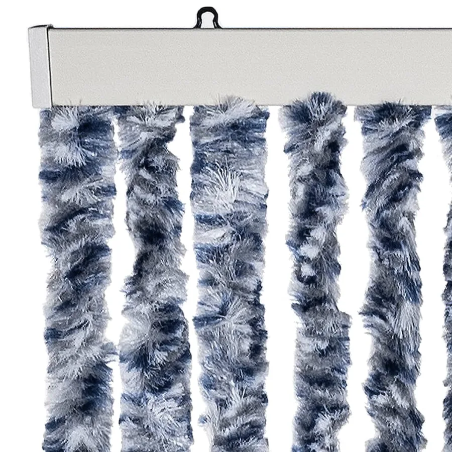 Moustiquaire bleu et blanc 118x220 cm chenille - 4