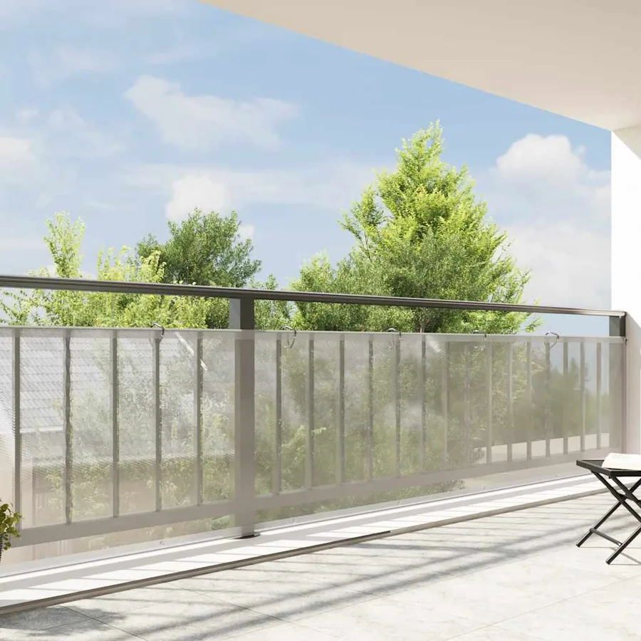 Housse de protection plantes avec œillets 1x8 m polyéthylène - 2