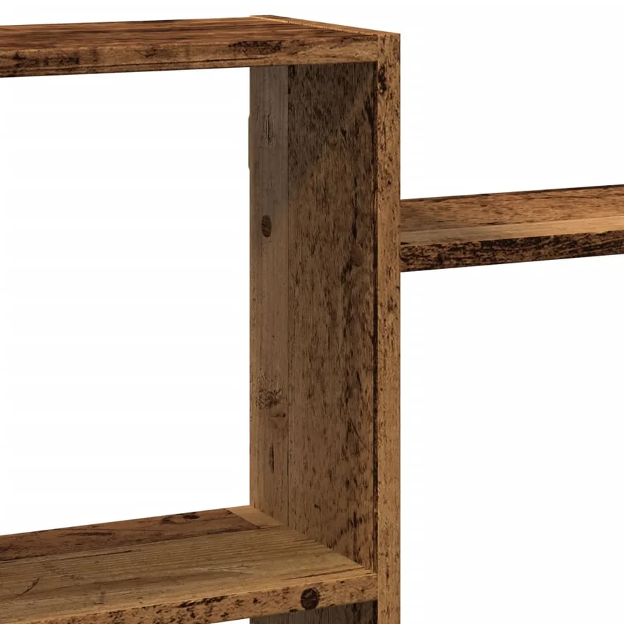 Étagère murale vieux bois 159x18x65 cm bois d'ingénierie - 7