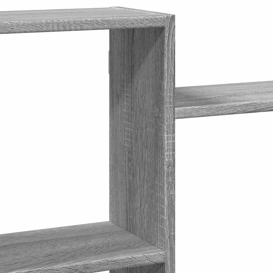 Étagère murale sonoma gris 159x18x65 cm bois d'ingénierie - 7