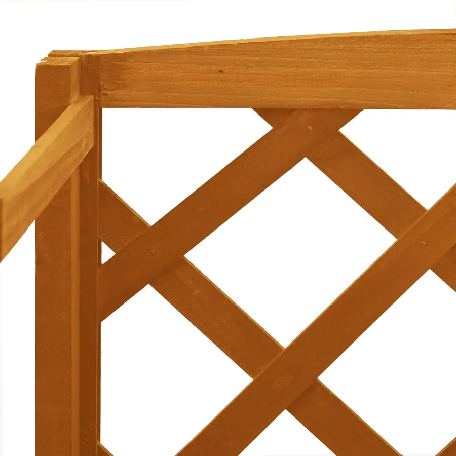 Support de plantes et treillis Orange 60x30x140cm Bois de sapin - 5