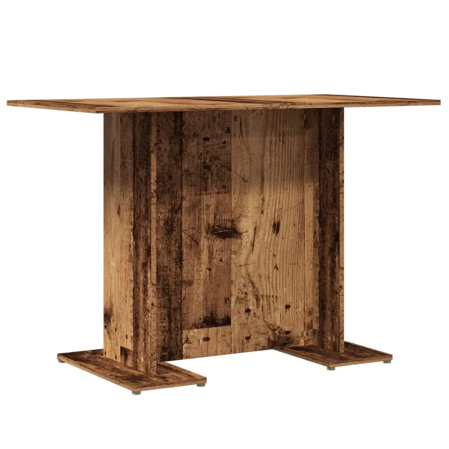 Table à manger vieux bois 110 x 60 x 75 cm bois ingénierie - 2