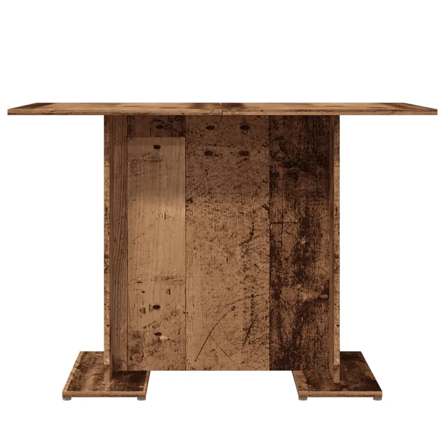 Table à manger vieux bois 110 x 60 x 75 cm bois ingénierie - 5