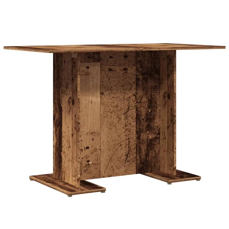 Table à manger vieux bois 110 x 60 x 75 cm bois ingénierie - 6