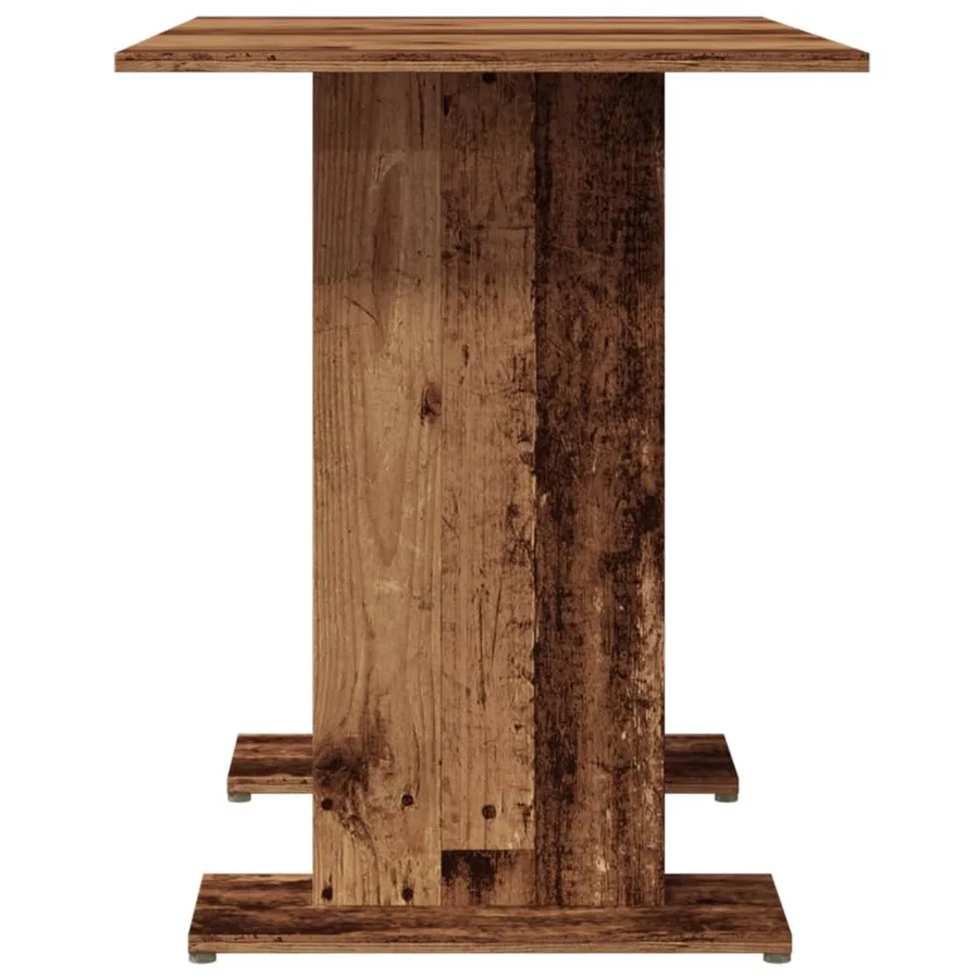 Table à manger vieux bois 110 x 60 x 75 cm bois ingénierie - 7