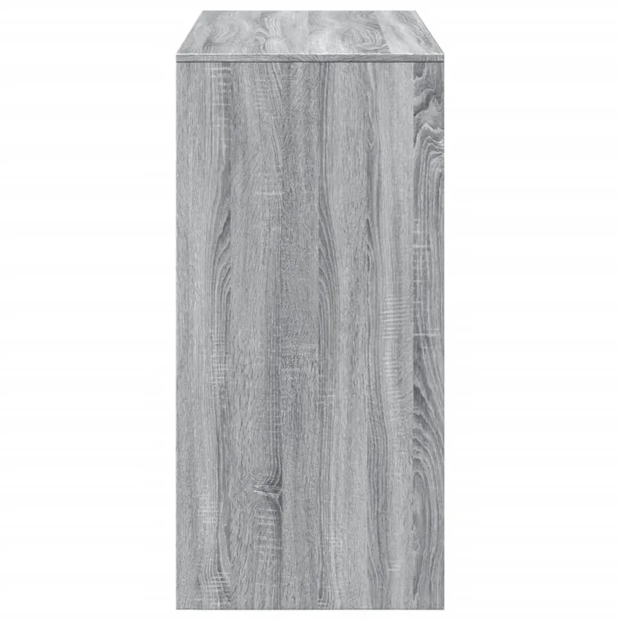 Table de bar sonoma gris 102x50x103,5 cm bois d'ingénierie - 6