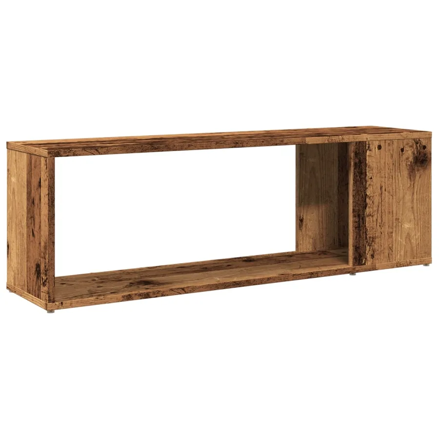 Meuble TV vieux bois 100x24x32 cm bois d'ingénierie - 6