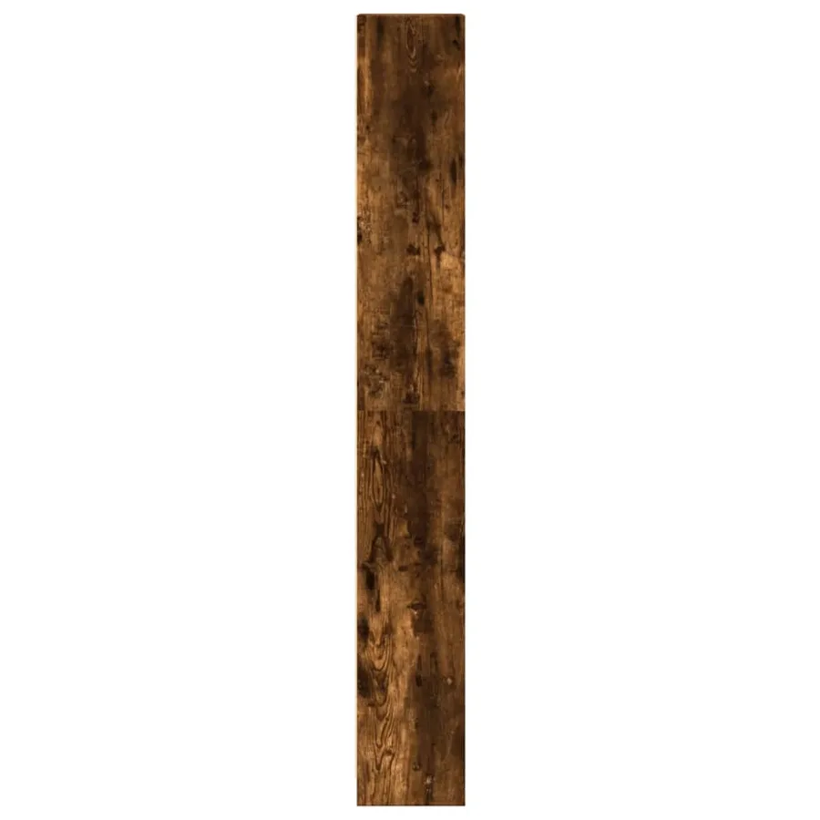 Bibliothèque chêne fumé 40x24x176 cm bois d'ingénierie - 6
