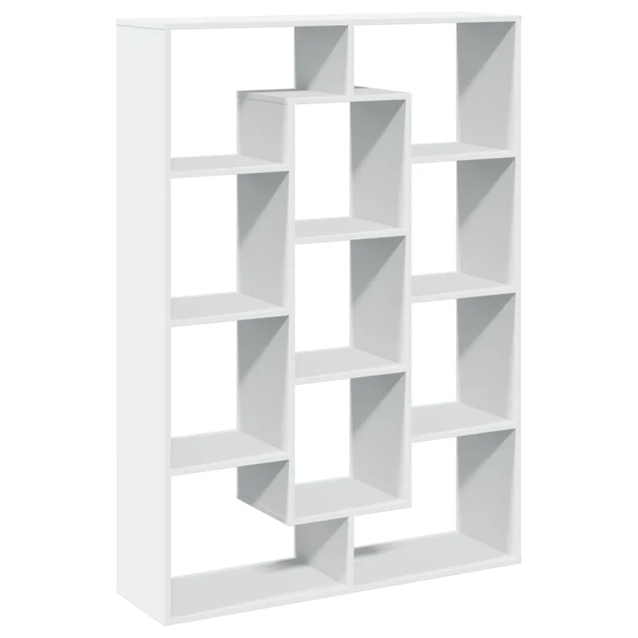 Bibliothèque blanc 102x29x143 cm bois d'ingénierie - 2