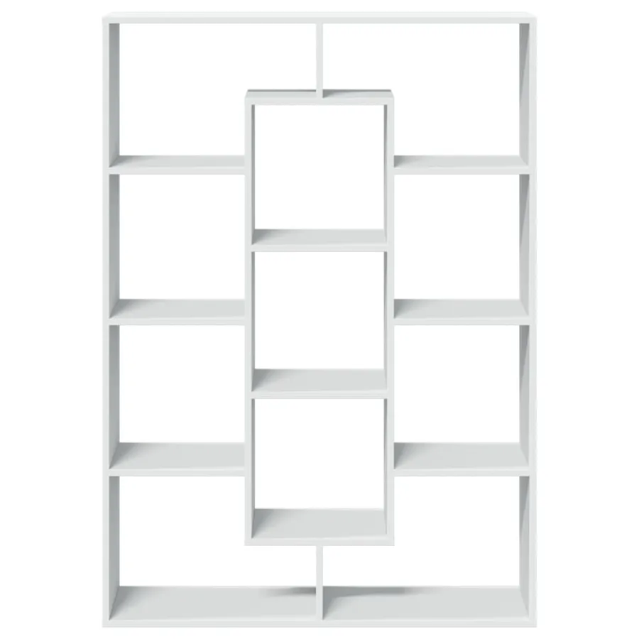Bibliothèque blanc 102x29x143 cm bois d'ingénierie - 5