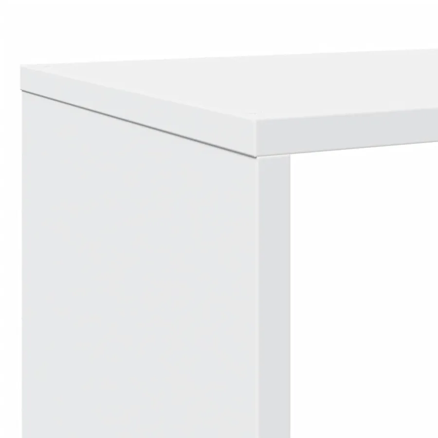 Bibliothèque blanc 102x29x143 cm bois d'ingénierie - 9