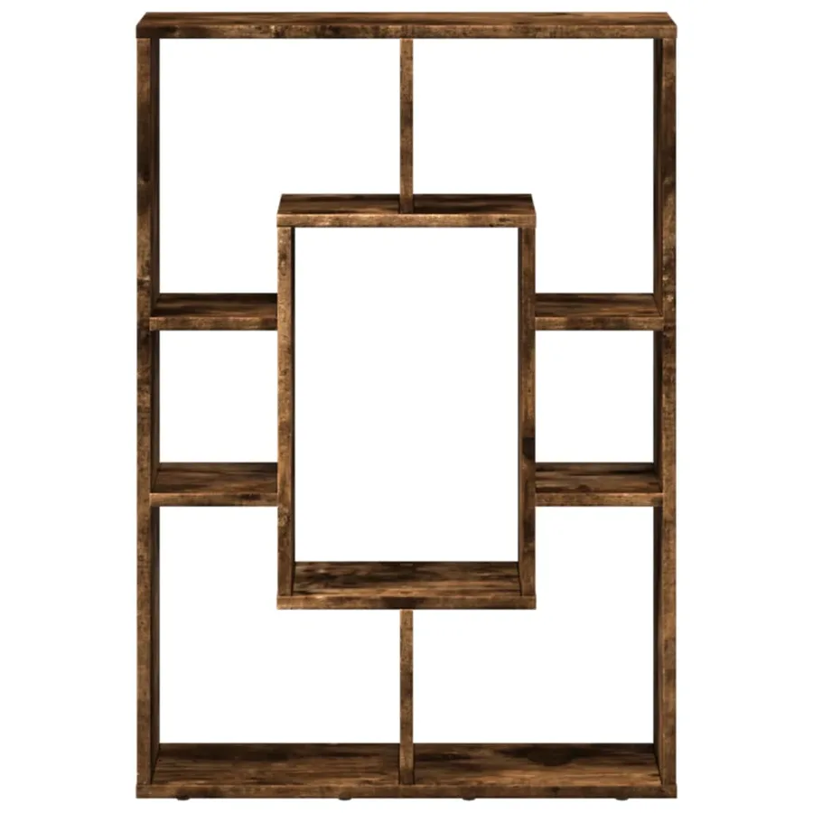 Bibliothèque chêne fumé 63x20x90 cm bois d'ingénierie - 5
