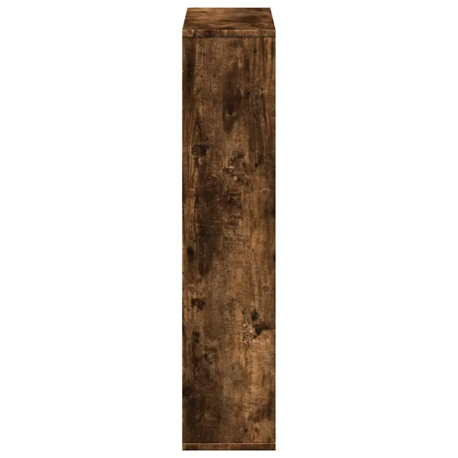Bibliothèque chêne fumé 63x20x90 cm bois d'ingénierie - 6