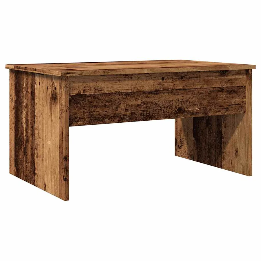 Table basse vieux bois 80x50,5x41,5 cm bois d'ingénierie - 2