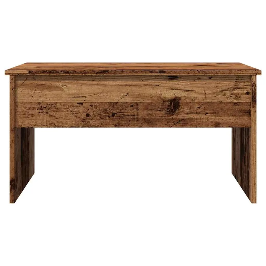 Table basse vieux bois 80x50,5x41,5 cm bois d'ingénierie - 5