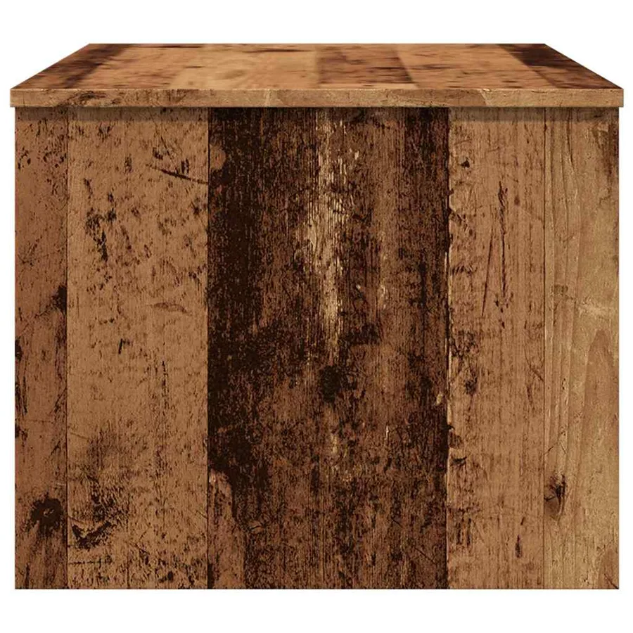 Table basse vieux bois 80x50,5x41,5 cm bois d'ingénierie - 6