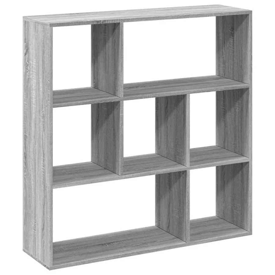 Étagère séparatrice de pièce sonoma gris 102x29x103,5 cm - 2