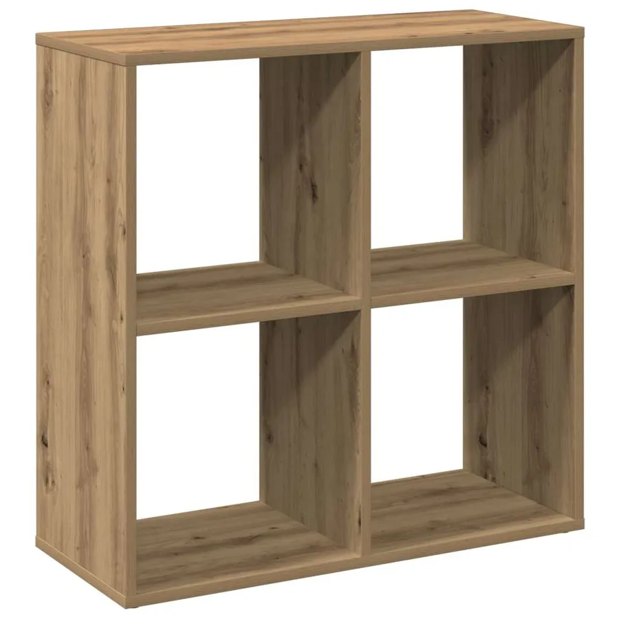 Étagère séparatrice de pièce chêne artisanal 69,5x29x69,5 cm - 6