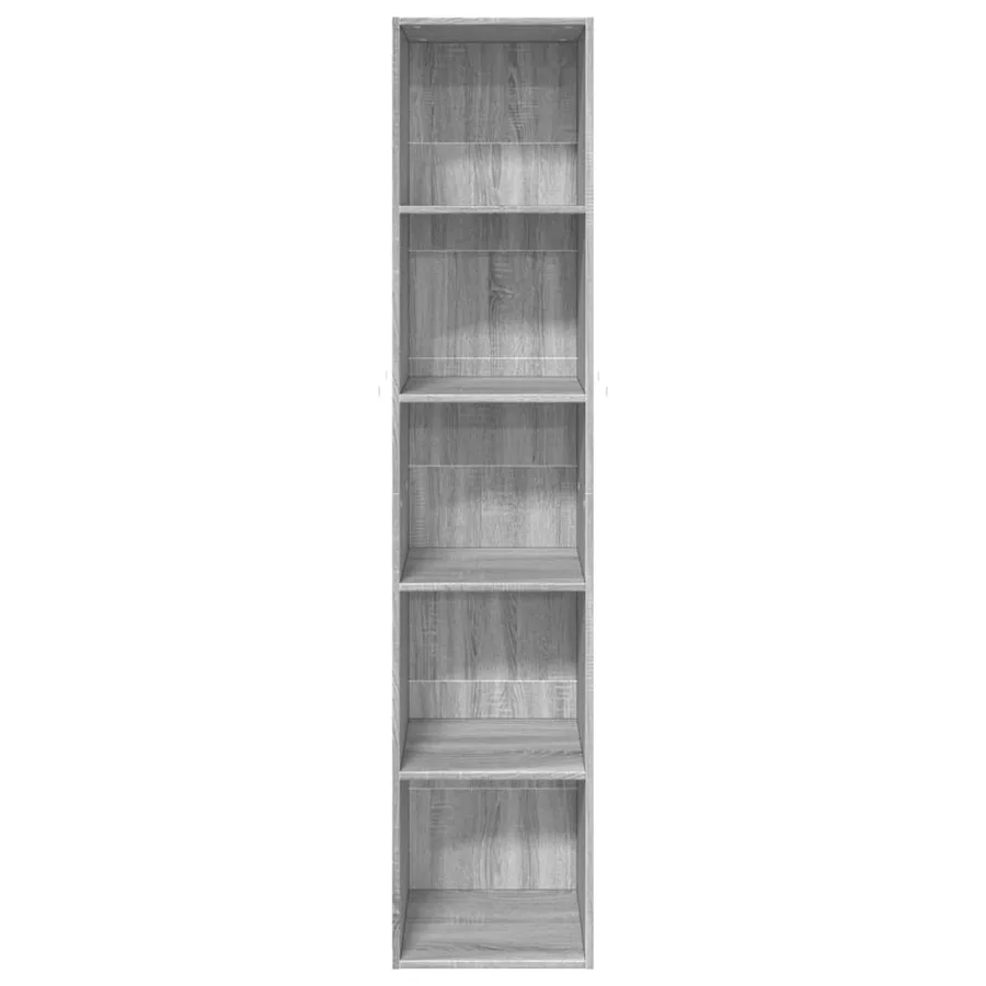 Bibliothèque sonoma gris 40x30x189 cm bois d'ingénierie - 4