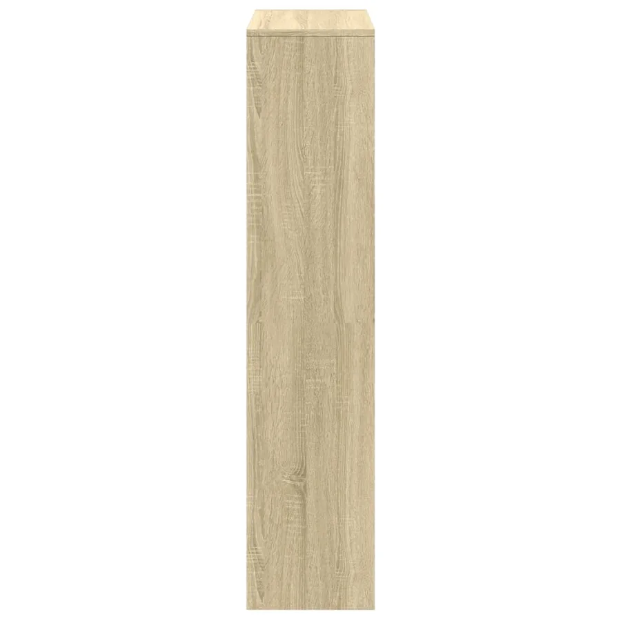 Étagère séparatrice de pièce 4 niveaux chêne sonoma - 7