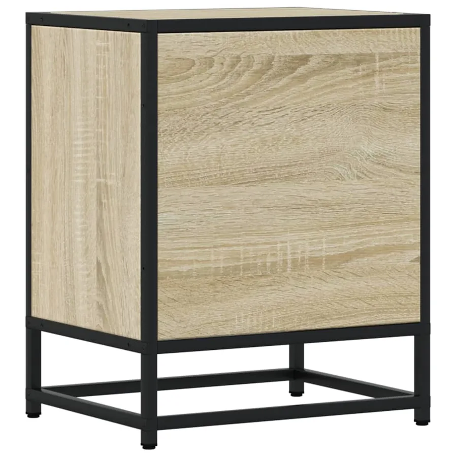 Table de chevet chêne sonoma 40x31x50 cm bois d’ingénierie - 7