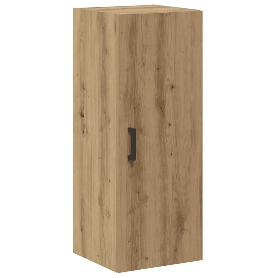Armoire murale chêne artisanal 34,5x34x90 cm bois d'ingénierie - 2