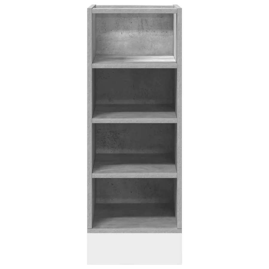 Meuble bas "Riga" Gris béton 30 x 44,5 x 81,5 cm Bois d'ingénierie - 4