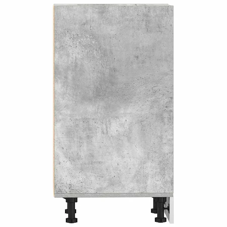 Meuble bas "Riga" Gris béton 30 x 44,5 x 81,5 cm Bois d'ingénierie - 5