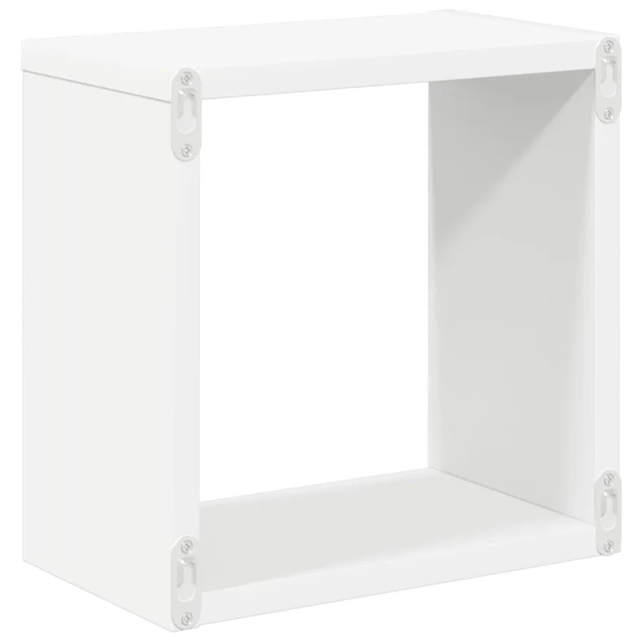 Étagères cube murales 4 pcs Blanc 26x15x26 cm - 8
