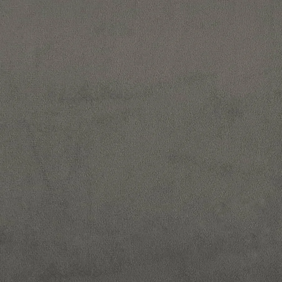 Cadre de lit sans matelas gris foncé 160x200 cm velours - 11