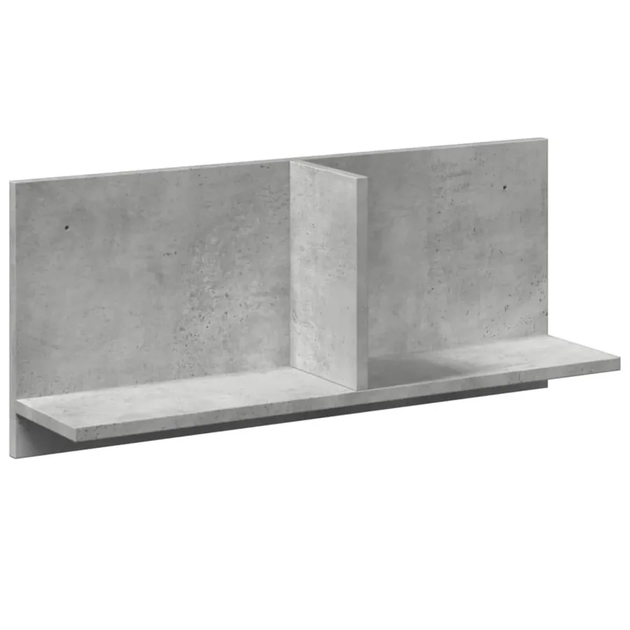 Armoire murale 70x16,5x30 gris béton cm bois d'ingénierie - 2