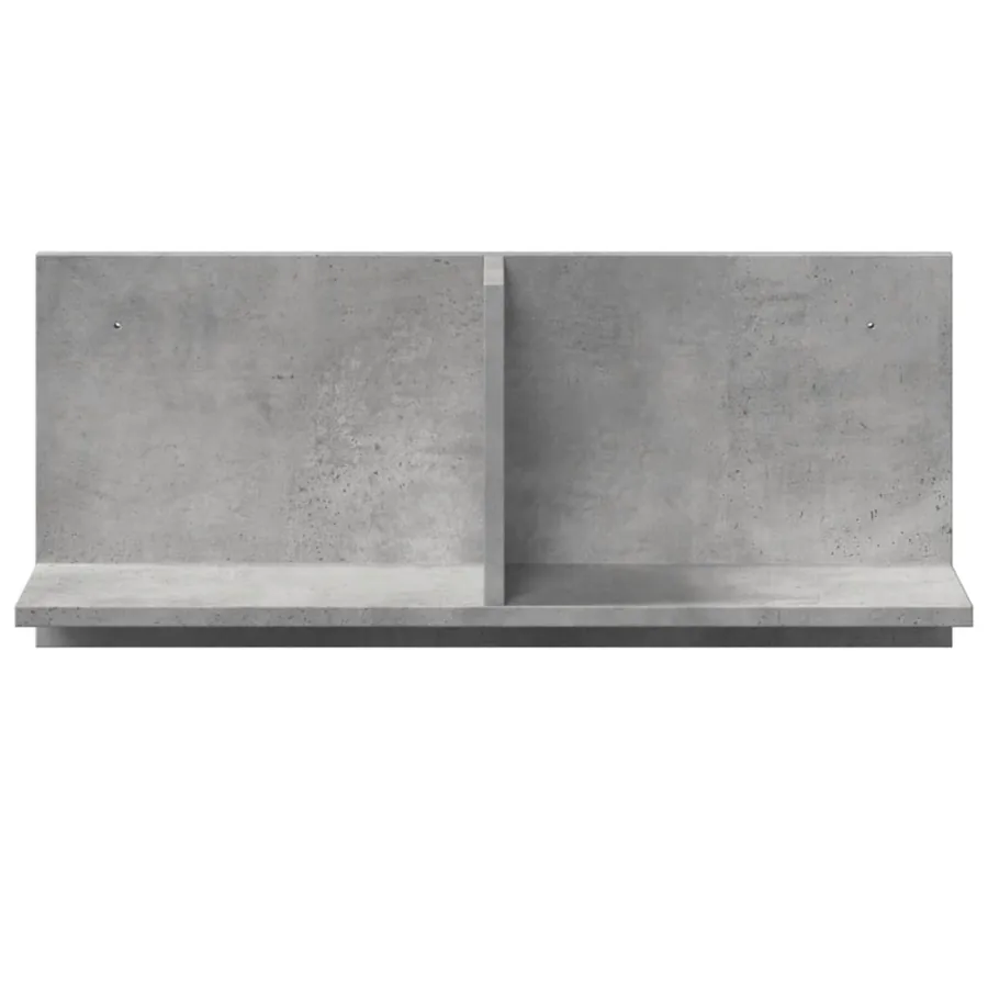 Armoire murale 70x16,5x30 gris béton cm bois d'ingénierie - 4