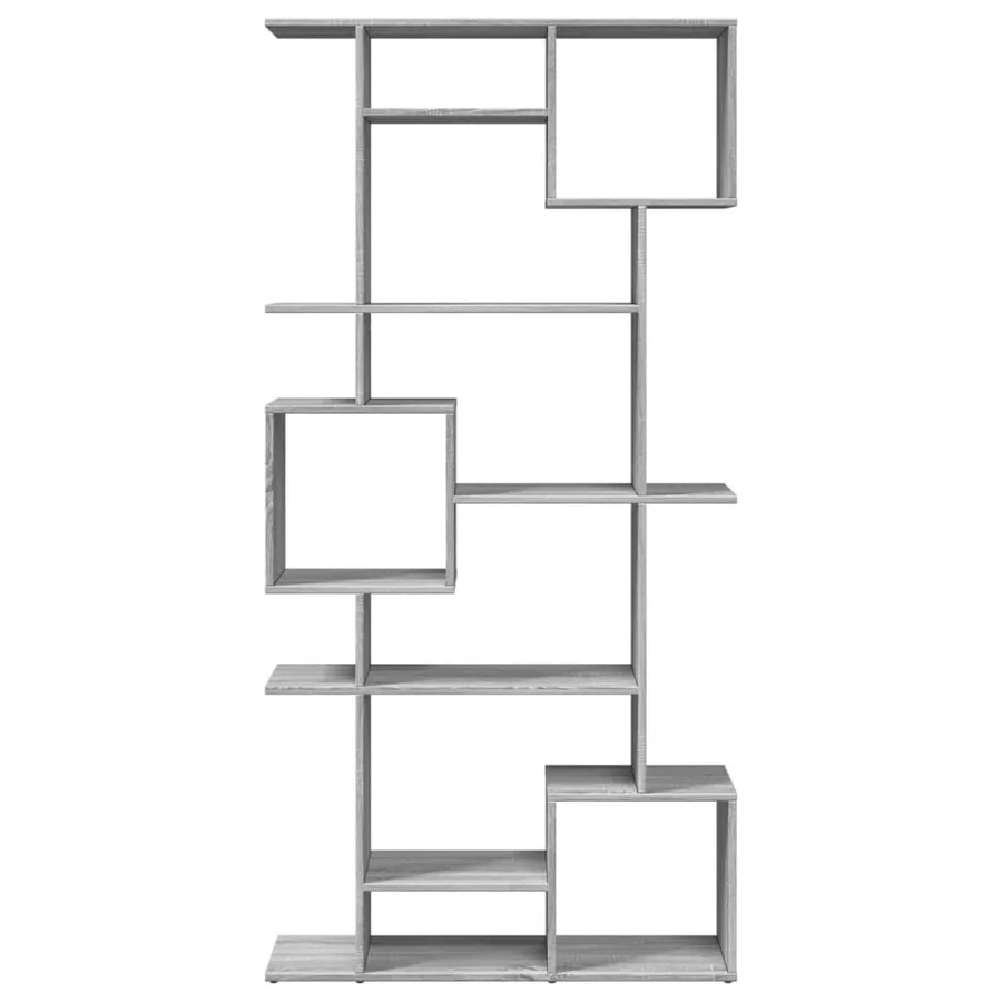 Bibliothèque sonoma gris 92x29x188 cm bois d'ingénierie - 5