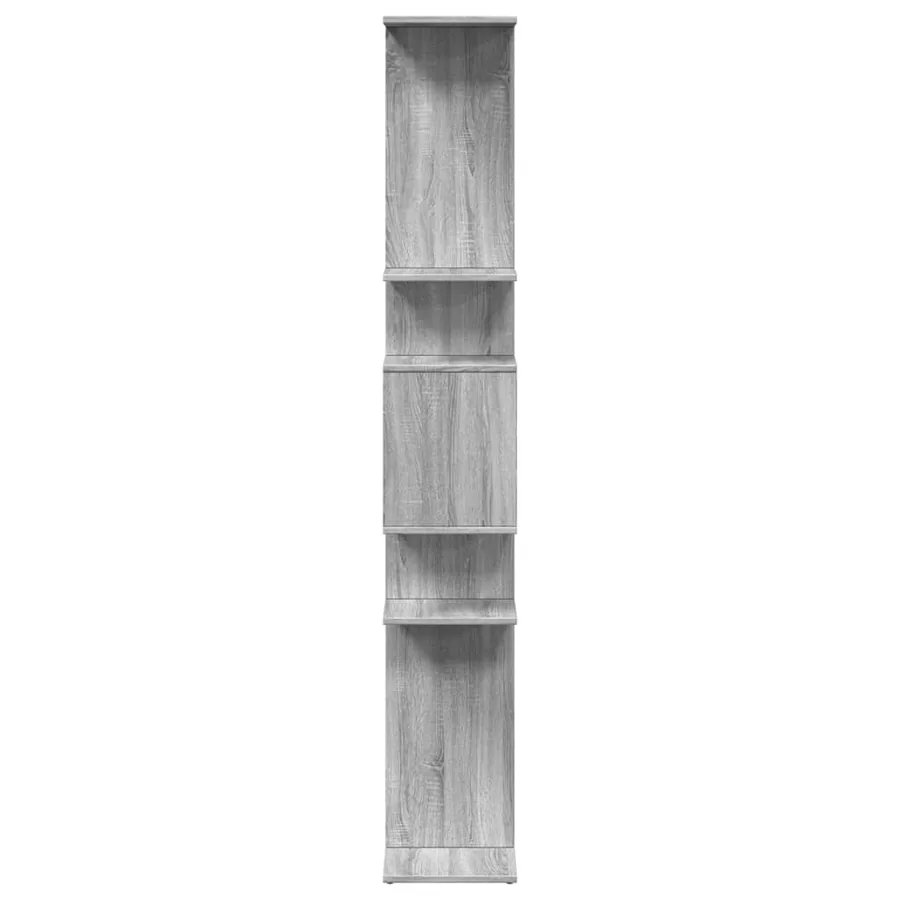 Bibliothèque sonoma gris 92x29x188 cm bois d'ingénierie - 6