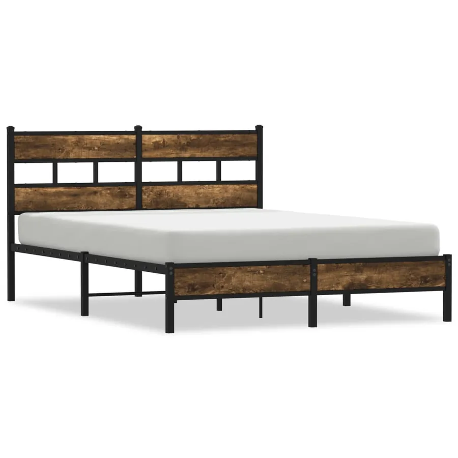 Cadre de lit sans matelas avec tête de lit 140x200 cm - 2