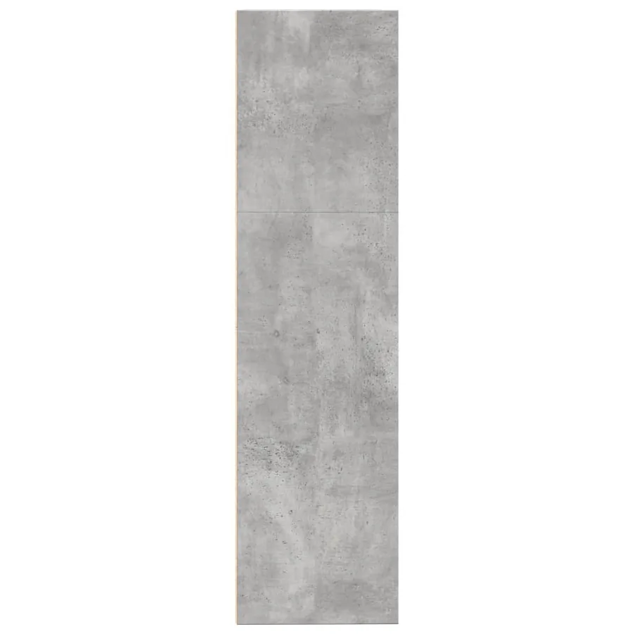Bibliothèque gris béton 80x30x114 cm bois d'ingénierie - 6