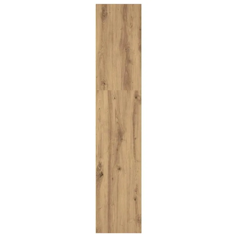 Bibliothèque chêne artisanal 40x30x152 cm bois d'ingénierie - 6