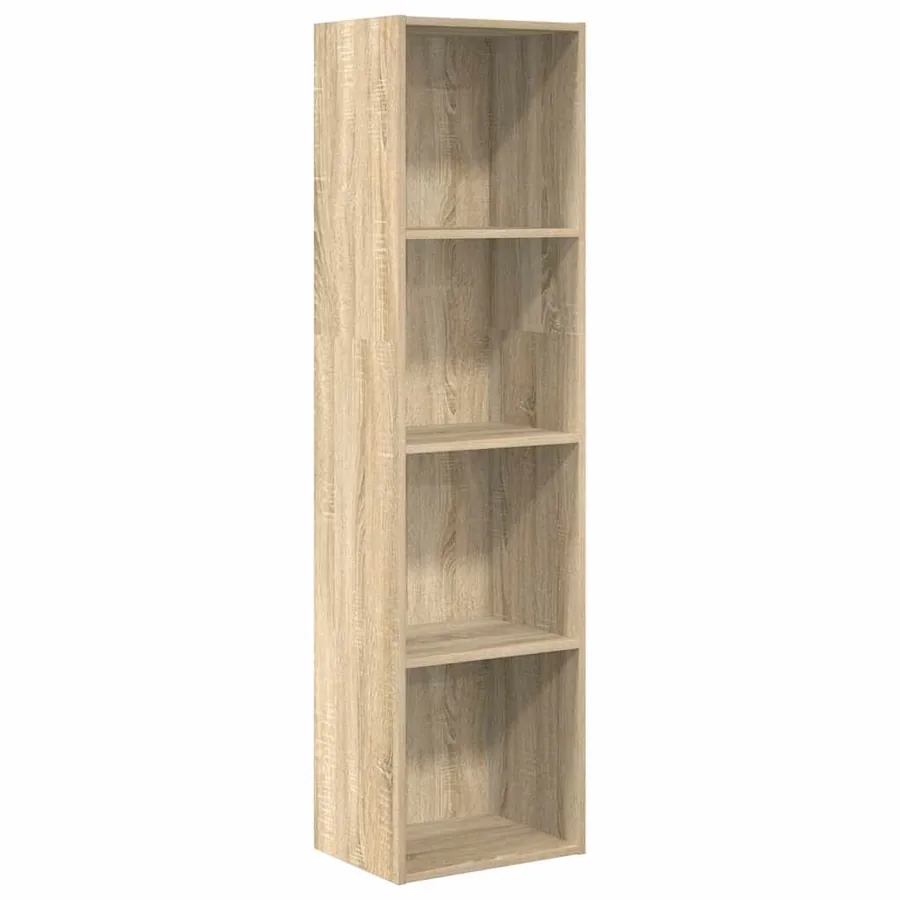 Bibliothèque chêne sonoma 40x30x152 cm bois d'ingénierie - 2