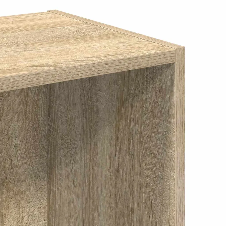 Bibliothèque chêne sonoma 40x30x152 cm bois d'ingénierie - 7