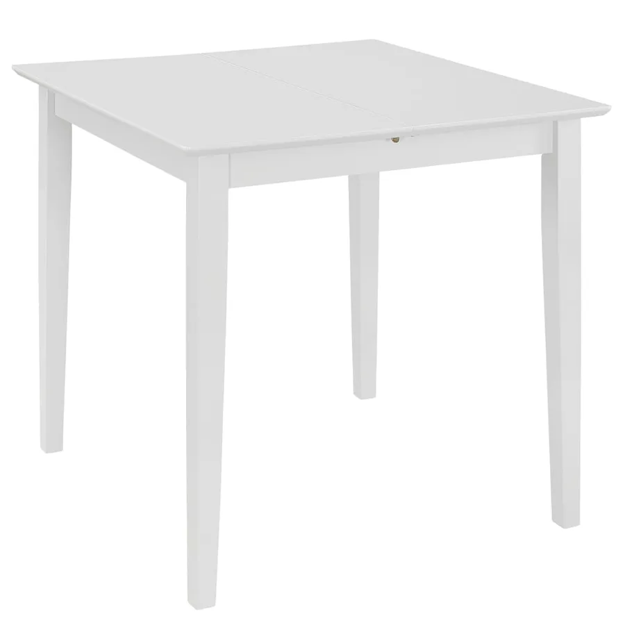 Table à manger extensible Blanc (80-120)x80x74 cm MDF - 3